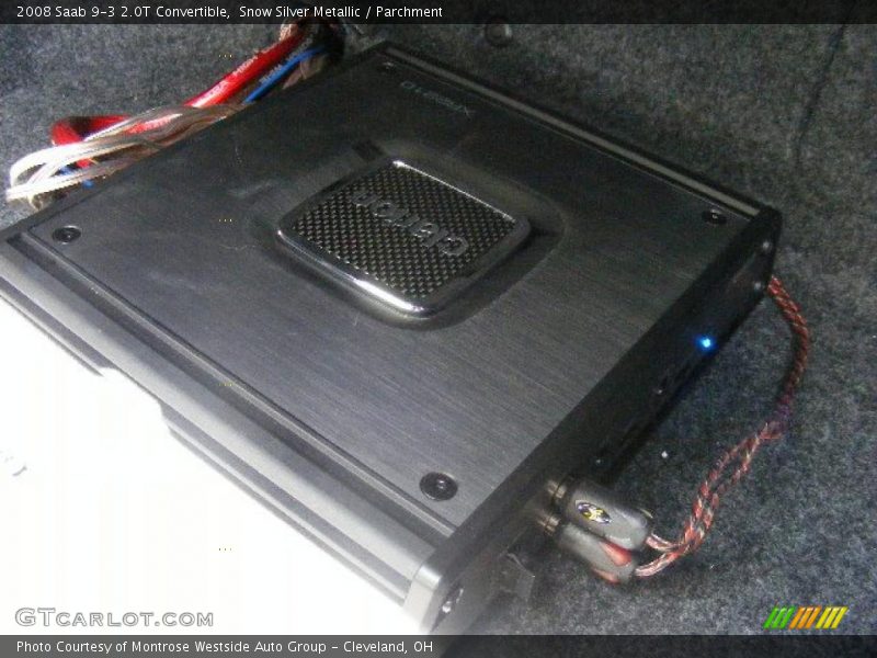 Snow Silver Metallic / Parchment 2008 Saab 9-3 2.0T Convertible