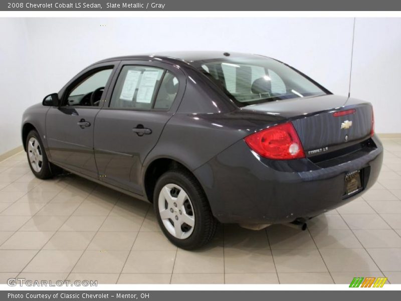 Slate Metallic / Gray 2008 Chevrolet Cobalt LS Sedan