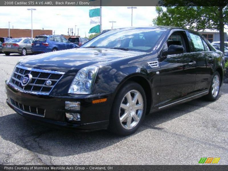 Black Raven / Ebony 2008 Cadillac STS 4 V6 AWD