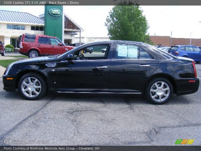 Black Raven / Ebony 2008 Cadillac STS 4 V6 AWD