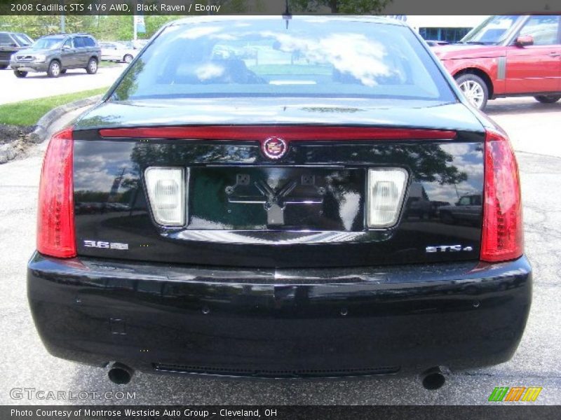 Black Raven / Ebony 2008 Cadillac STS 4 V6 AWD