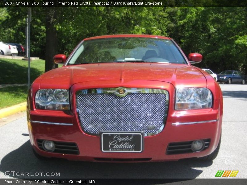 Inferno Red Crystal Pearlcoat / Dark Khaki/Light Graystone 2007 Chrysler 300 Touring