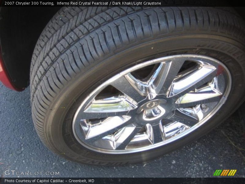 Inferno Red Crystal Pearlcoat / Dark Khaki/Light Graystone 2007 Chrysler 300 Touring