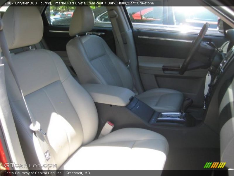 Inferno Red Crystal Pearlcoat / Dark Khaki/Light Graystone 2007 Chrysler 300 Touring