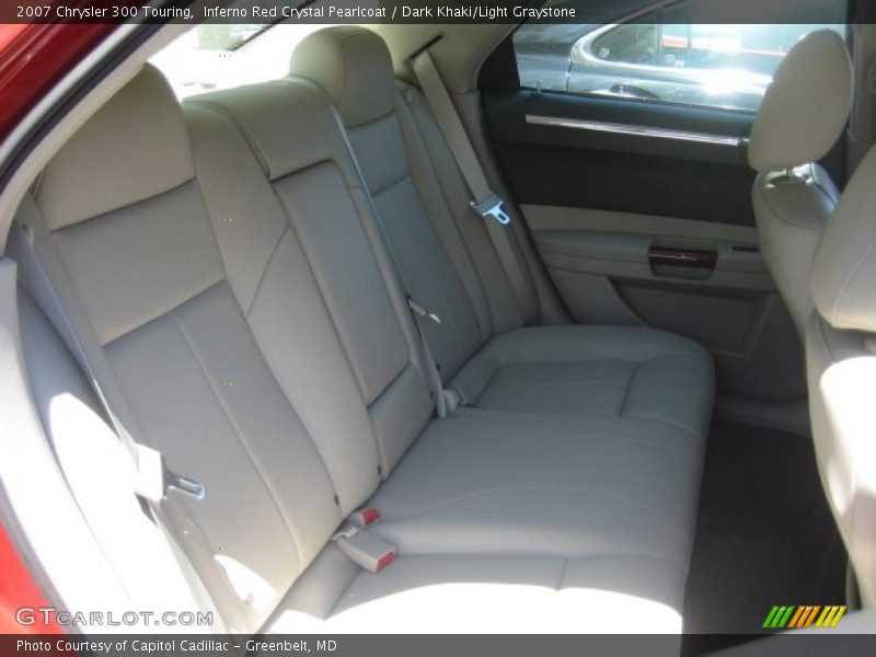 Inferno Red Crystal Pearlcoat / Dark Khaki/Light Graystone 2007 Chrysler 300 Touring
