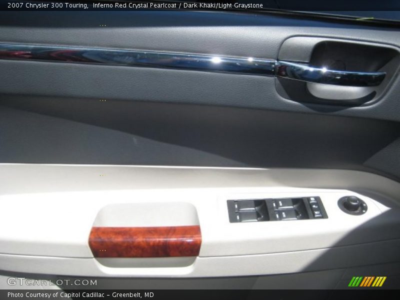 Inferno Red Crystal Pearlcoat / Dark Khaki/Light Graystone 2007 Chrysler 300 Touring