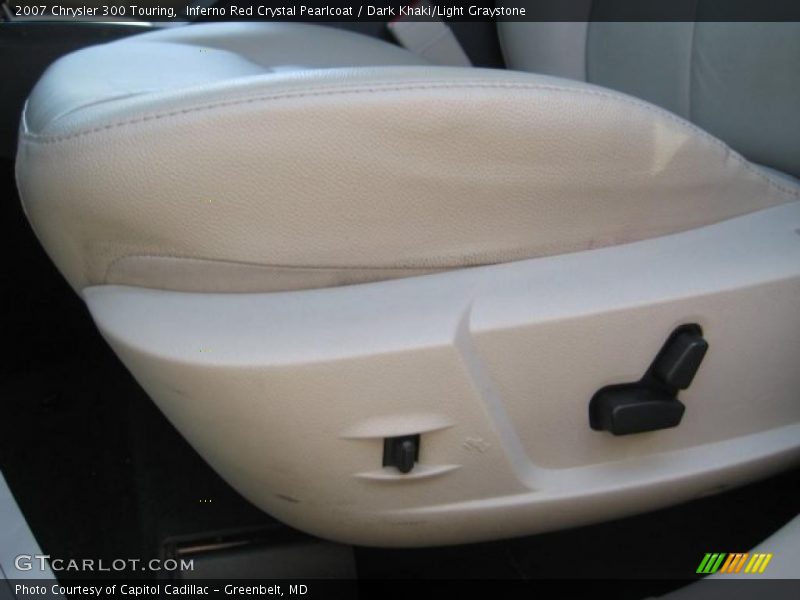 Inferno Red Crystal Pearlcoat / Dark Khaki/Light Graystone 2007 Chrysler 300 Touring