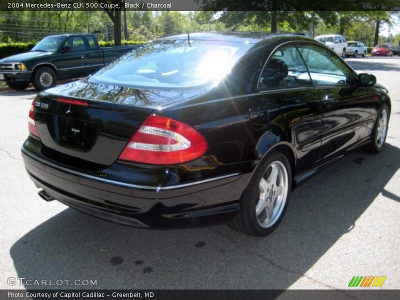 Black / Charcoal 2004 Mercedes-Benz CLK 500 Coupe