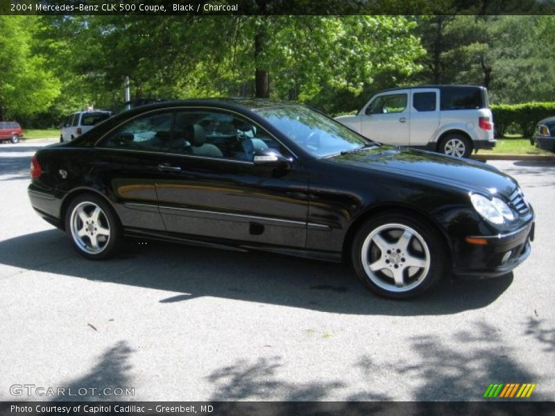 Black / Charcoal 2004 Mercedes-Benz CLK 500 Coupe