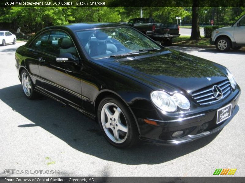 Black / Charcoal 2004 Mercedes-Benz CLK 500 Coupe