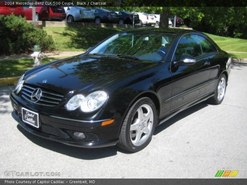 Black / Charcoal 2004 Mercedes-Benz CLK 500 Coupe