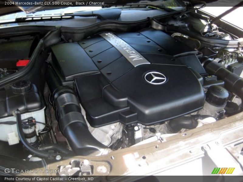 Black / Charcoal 2004 Mercedes-Benz CLK 500 Coupe