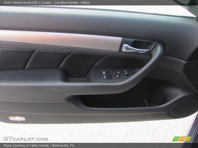 Cool Blue Metallic / Black 2007 Honda Accord EX-L Coupe
