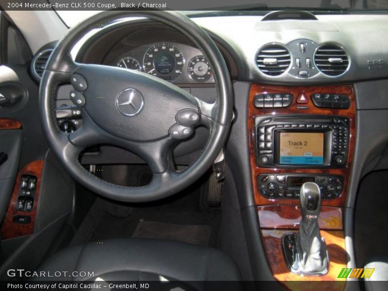Black / Charcoal 2004 Mercedes-Benz CLK 500 Coupe