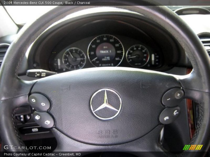 Black / Charcoal 2004 Mercedes-Benz CLK 500 Coupe