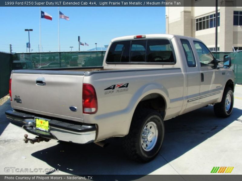 Light Prairie Tan Metallic / Medium Prairie Tan 1999 Ford F250 Super Duty XLT Extended Cab 4x4