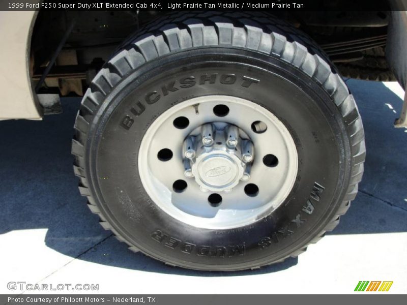 Light Prairie Tan Metallic / Medium Prairie Tan 1999 Ford F250 Super Duty XLT Extended Cab 4x4