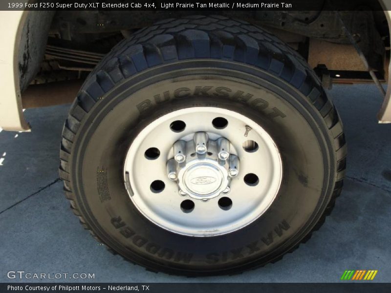 Light Prairie Tan Metallic / Medium Prairie Tan 1999 Ford F250 Super Duty XLT Extended Cab 4x4