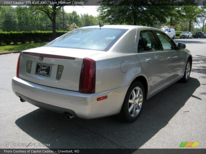 Light Platinum / Ebony 2007 Cadillac STS 4 V6 AWD