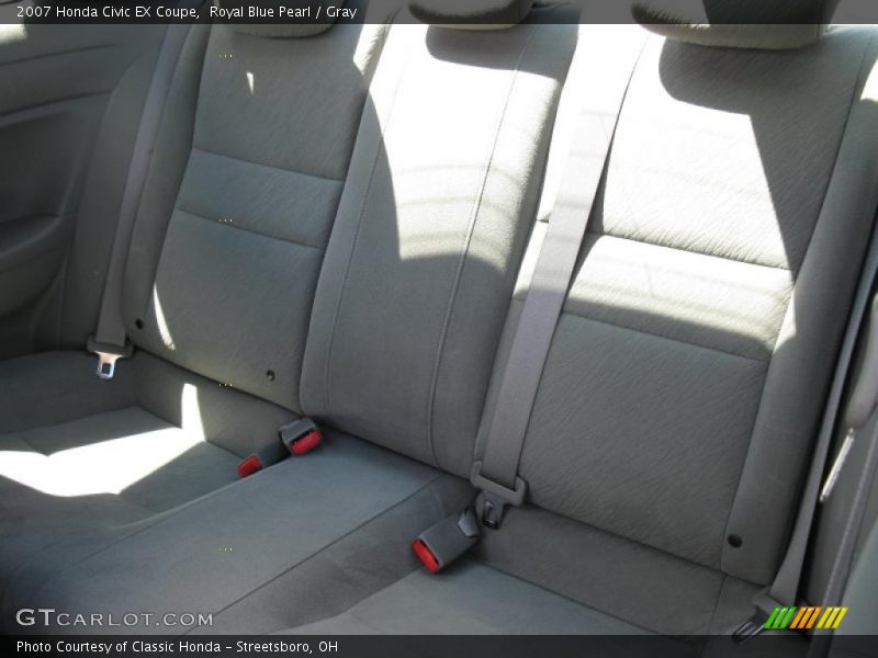 Royal Blue Pearl / Gray 2007 Honda Civic EX Coupe