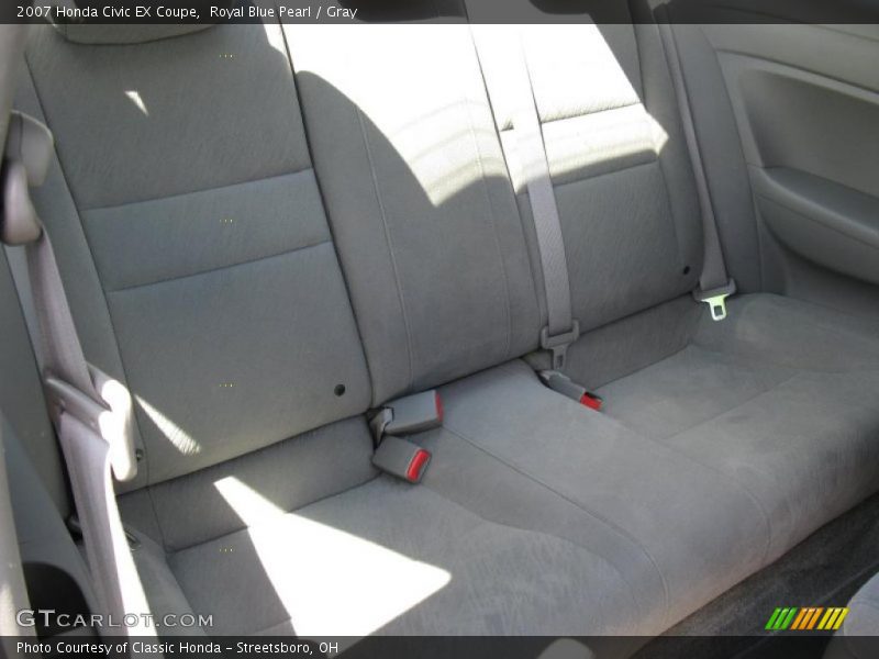 Royal Blue Pearl / Gray 2007 Honda Civic EX Coupe