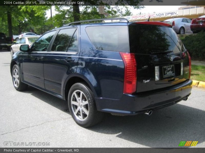 Blue Chip Metallic / Light Gray 2004 Cadillac SRX V6