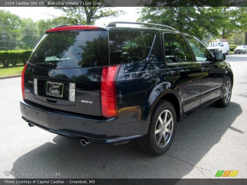 Blue Chip Metallic / Light Gray 2004 Cadillac SRX V6