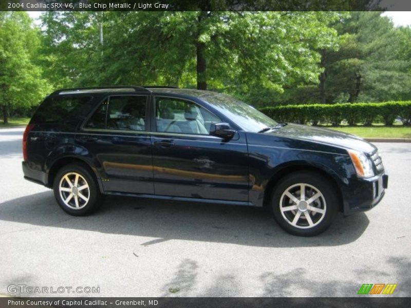 Blue Chip Metallic / Light Gray 2004 Cadillac SRX V6