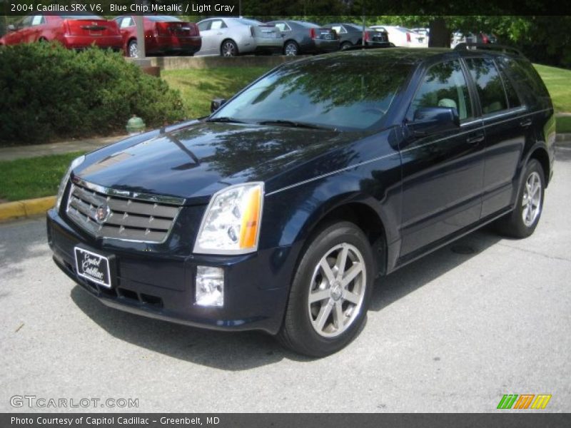 Blue Chip Metallic / Light Gray 2004 Cadillac SRX V6