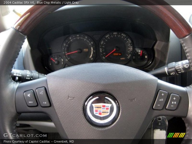 Blue Chip Metallic / Light Gray 2004 Cadillac SRX V6