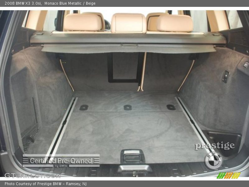 Monaco Blue Metallic / Beige 2008 BMW X3 3.0si