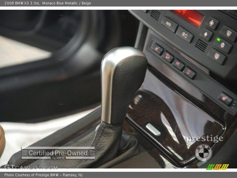 Monaco Blue Metallic / Beige 2008 BMW X3 3.0si