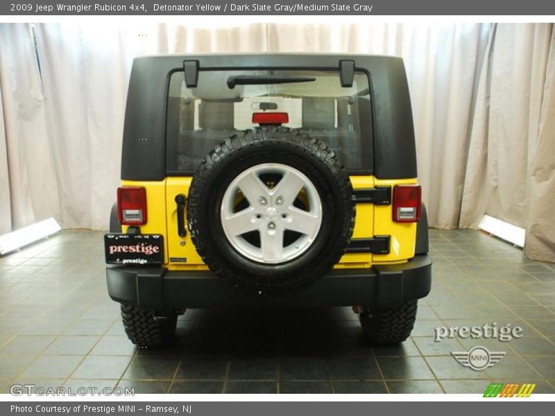 Detonator Yellow / Dark Slate Gray/Medium Slate Gray 2009 Jeep Wrangler Rubicon 4x4