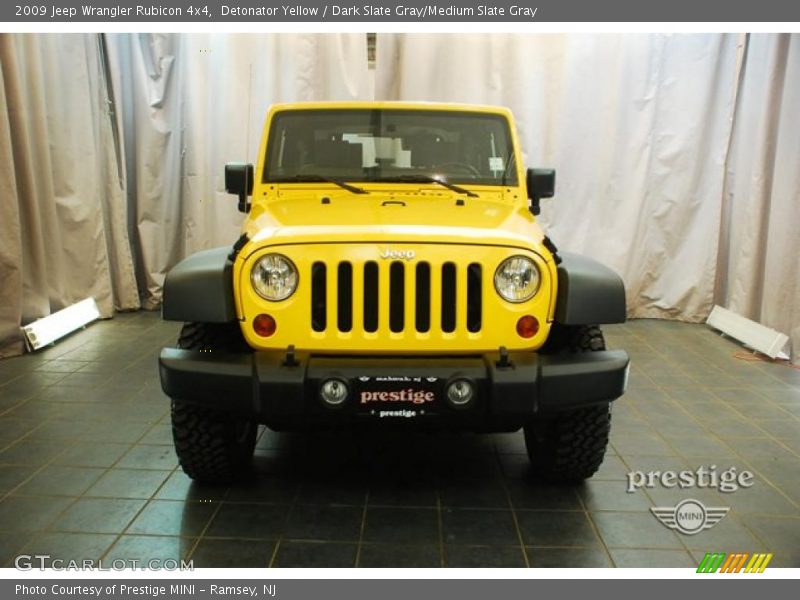 Detonator Yellow / Dark Slate Gray/Medium Slate Gray 2009 Jeep Wrangler Rubicon 4x4