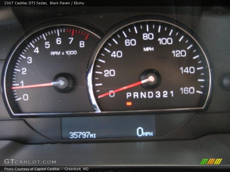 Black Raven / Ebony 2007 Cadillac DTS Sedan