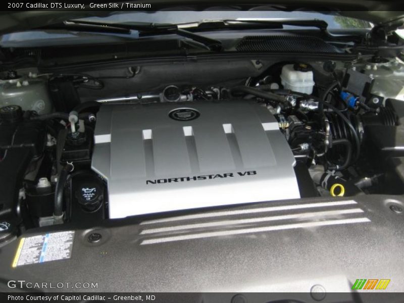 Green Silk / Titanium 2007 Cadillac DTS Luxury