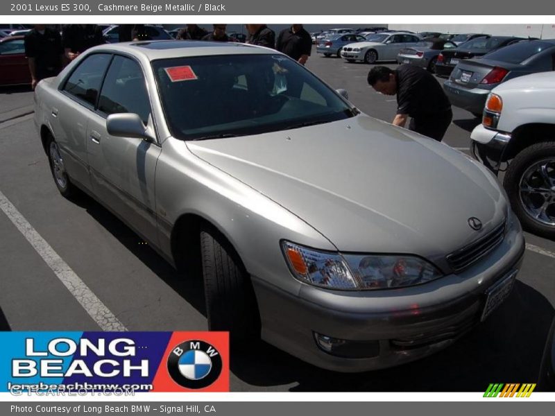 Cashmere Beige Metallic / Black 2001 Lexus ES 300
