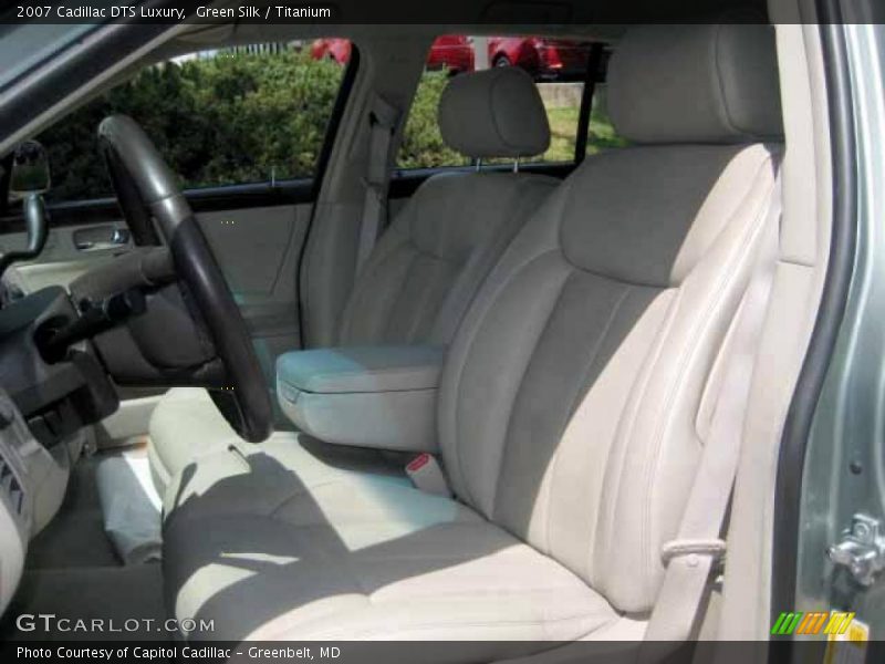 Green Silk / Titanium 2007 Cadillac DTS Luxury