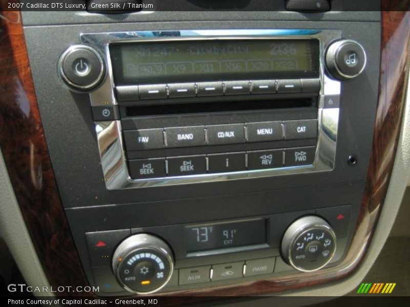 Green Silk / Titanium 2007 Cadillac DTS Luxury