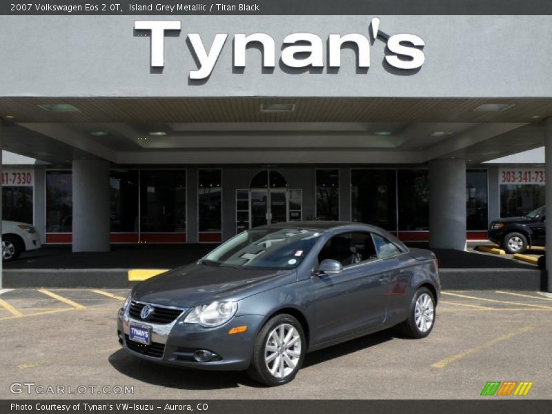 Island Grey Metallic / Titan Black 2007 Volkswagen Eos 2.0T