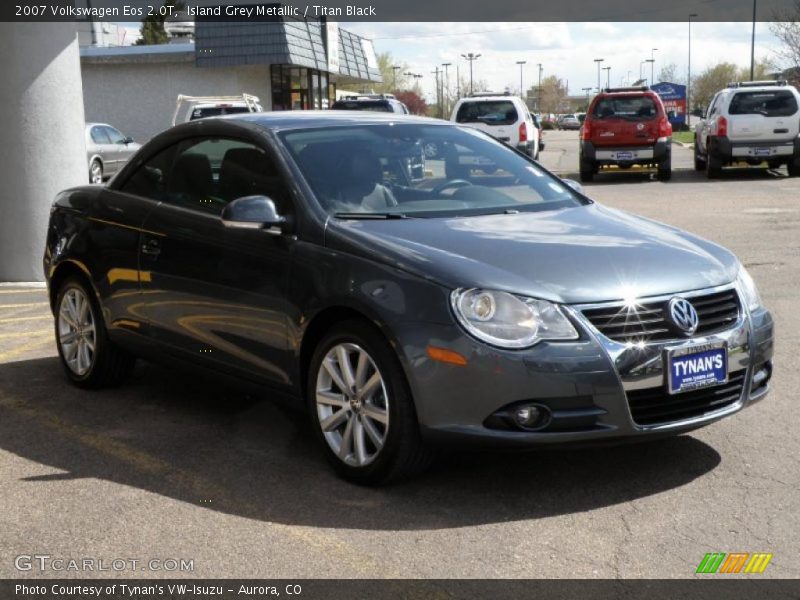 Island Grey Metallic / Titan Black 2007 Volkswagen Eos 2.0T