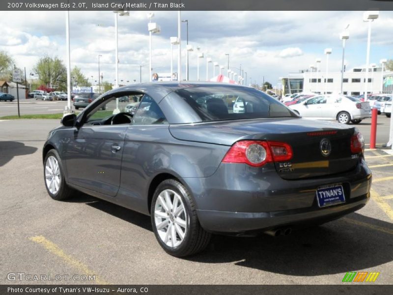 Island Grey Metallic / Titan Black 2007 Volkswagen Eos 2.0T