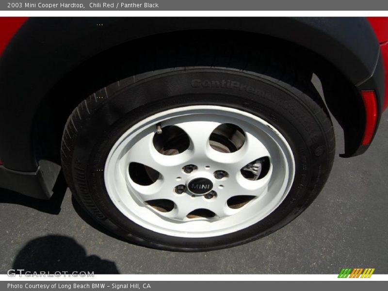 Chili Red / Panther Black 2003 Mini Cooper Hardtop