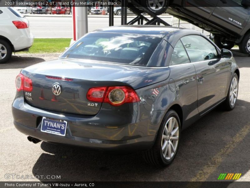 Island Grey Metallic / Titan Black 2007 Volkswagen Eos 2.0T