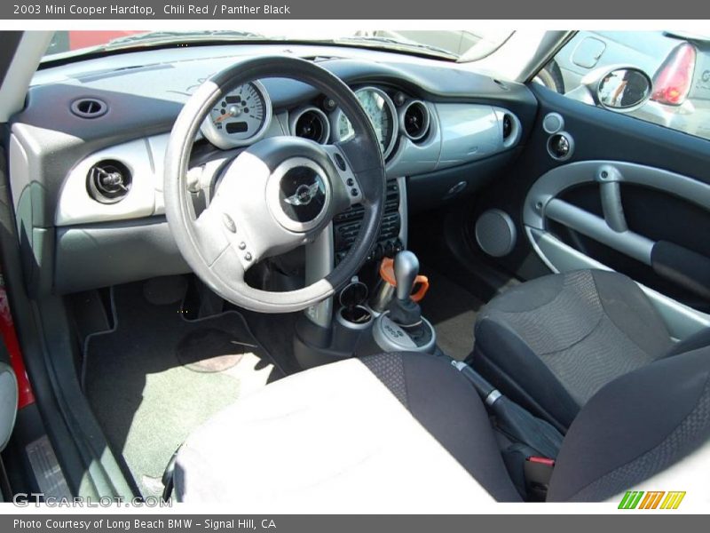Chili Red / Panther Black 2003 Mini Cooper Hardtop