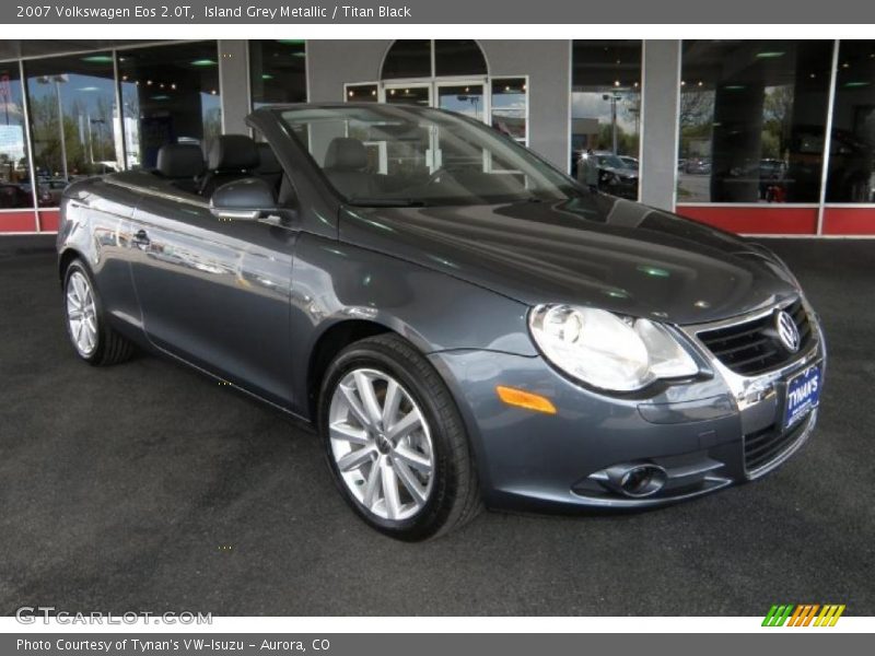 Island Grey Metallic / Titan Black 2007 Volkswagen Eos 2.0T