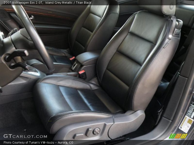 Island Grey Metallic / Titan Black 2007 Volkswagen Eos 2.0T