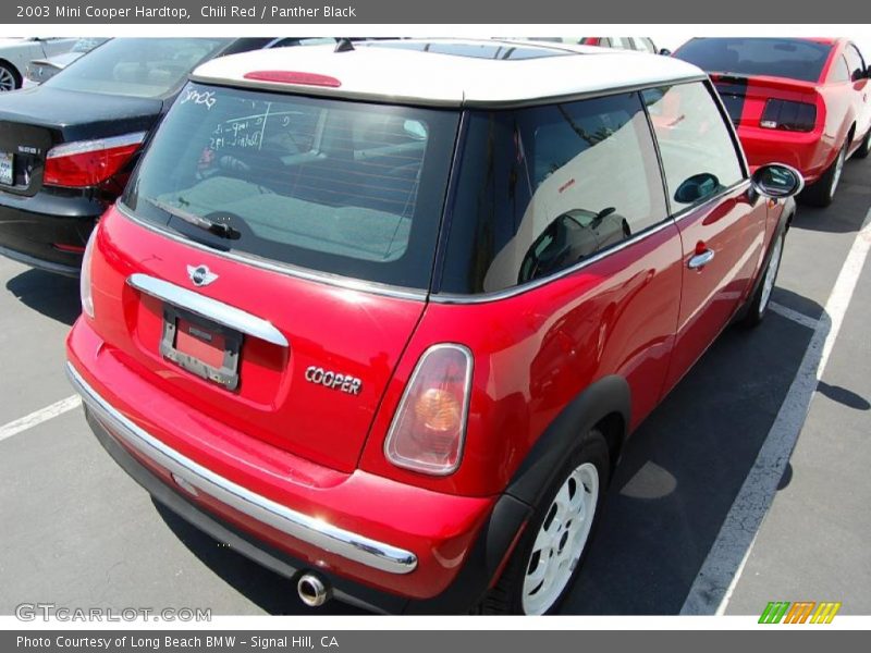 Chili Red / Panther Black 2003 Mini Cooper Hardtop