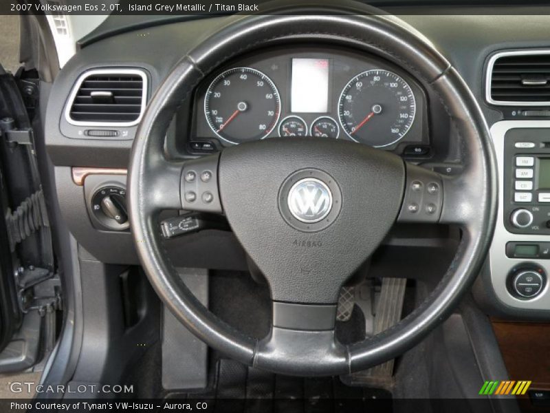 Island Grey Metallic / Titan Black 2007 Volkswagen Eos 2.0T