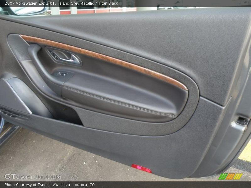 Island Grey Metallic / Titan Black 2007 Volkswagen Eos 2.0T